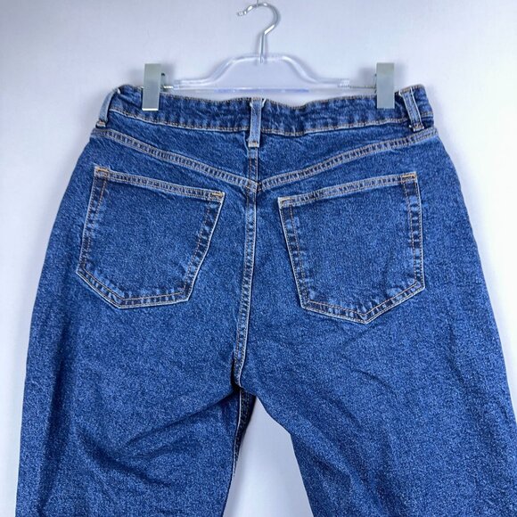 H&M Ankle Skinny Jeans Womens Size 10 Mid Rise Medium Wash Denim Blue - Picture 4 of 14